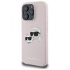 Karl Lagerfeld KLHMP16XSKCHPPLP iPhone16 Pro Max 6.9 różowy/pink hardcase Silicone Double Heads Print MagSafe